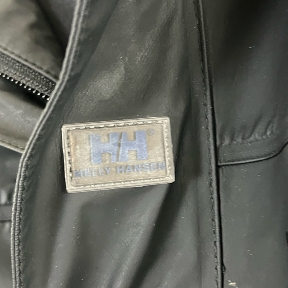 Helly Hansen | Black hooded zip front adjustable waist rain jacket size … - Picture 9 of 10